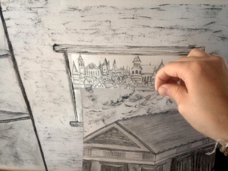 Detras de camaras animando dibujo - El ultimo latido - stopmotion arcilla homofobia Bogota Andrea Galindo Nebla arte