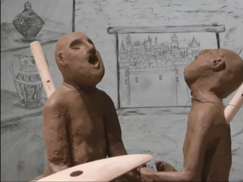 El ultimo latido humanos agredidos stopmotion arcilla dibujo homofobia Bogota Andrea Galindo Nebla arte